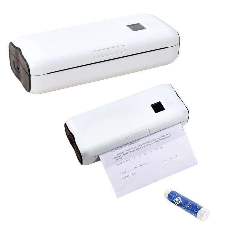 Home Small Phone Office Wireless Wrong Question Paper Student Portable Thermal Printer, Style: Bl...