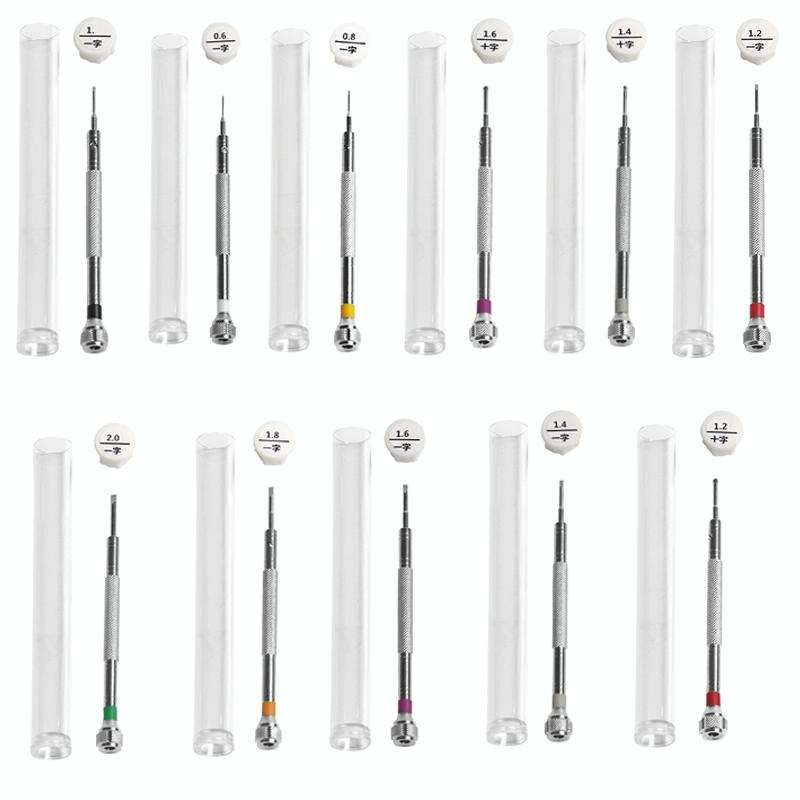 LSD5120 Repair Watch Glasses Stainless Steel Screwdriver Precision Watch Screwdriver Tool 0.6 Str...