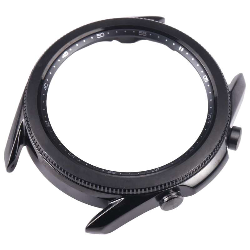 Original LCD Screen Frame Bezel Plate For Samsung Galaxy Watch 3 45mm SM-R840 (Black)