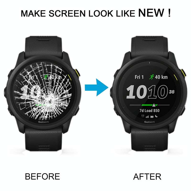 For Garmin Forerunner 745 LCD Screen with Digitizer Full Assembly(Black)
