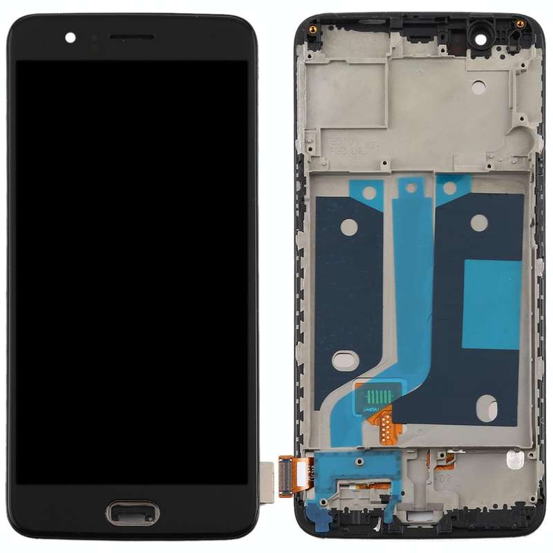 For OnePlus 5 A5000 TFT Material LCD Screen and Digitizer Full Assembly with Frame (Black)