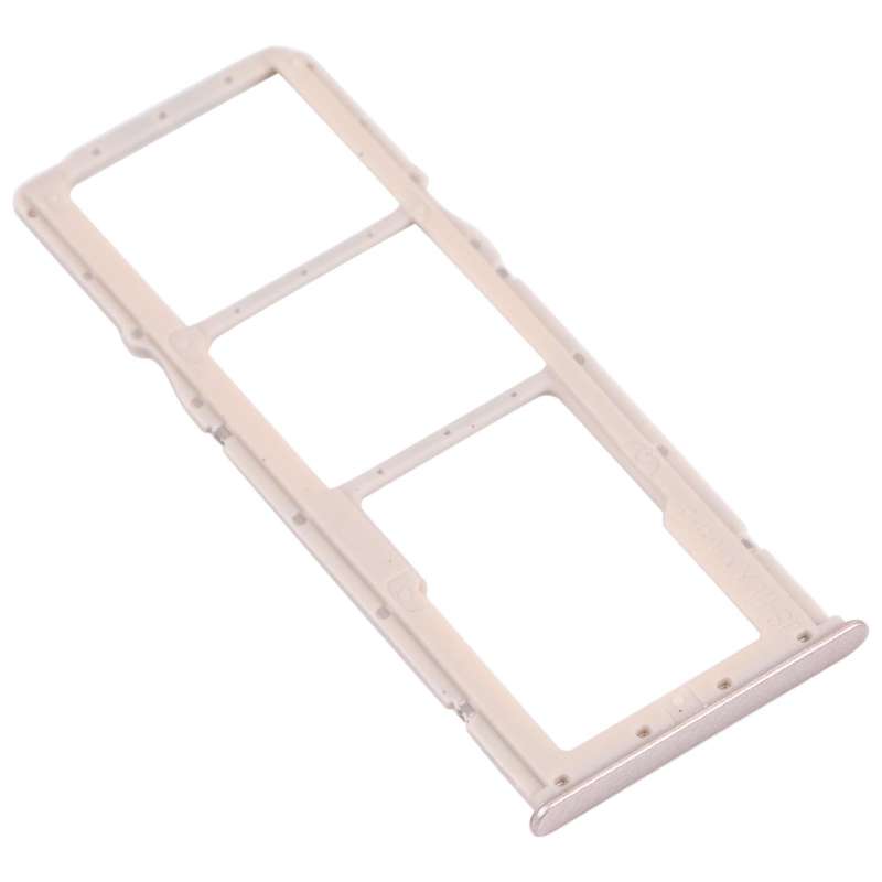 SIM Card Tray + SIM Card Tray + Micro SD Card Tray for Huawei Y9 (2018) (Gold)