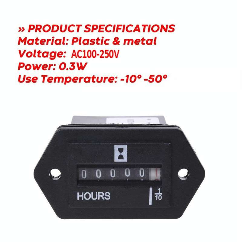 AC100-250V Generator Excavator Industrial Timer