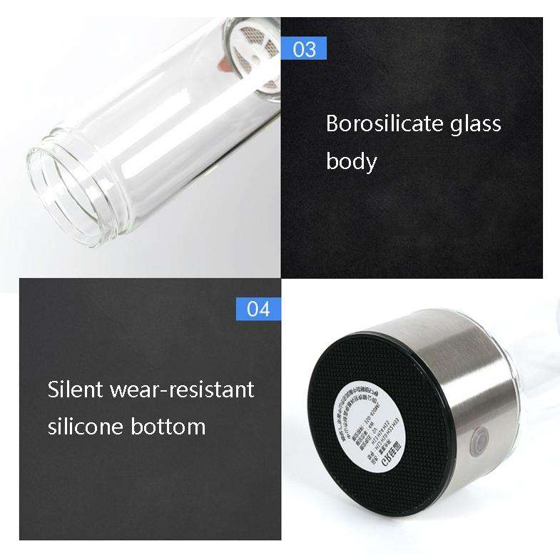 Portable Health Hydrogen-Rich Water Cup High-Concentration Negative Ion Electrolysis Generator, C...