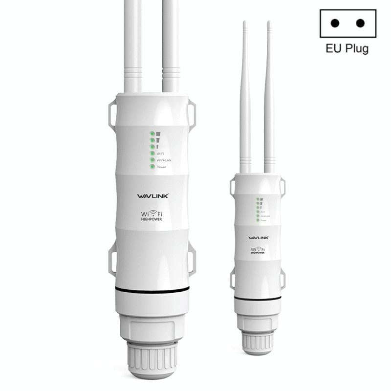 WAVLINK WN570HA1 Weatherproof 2.4+5GHz 600Mbps Outdoor WiFi Range Router Extender, Plug:EU Plug