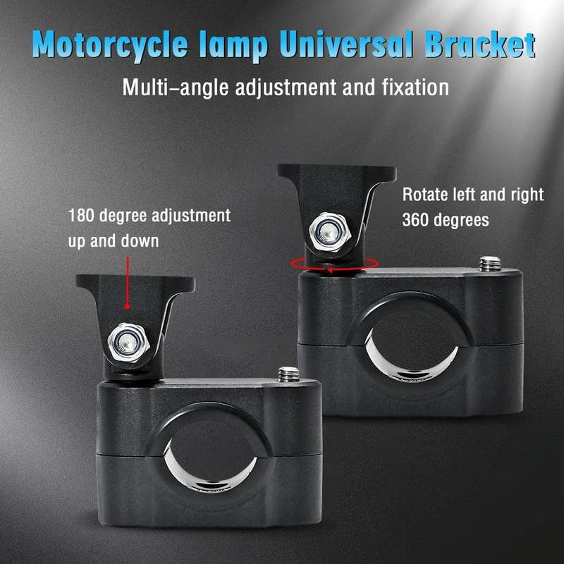 2pcs LT03A Motorcycle Light Universal Bracket
