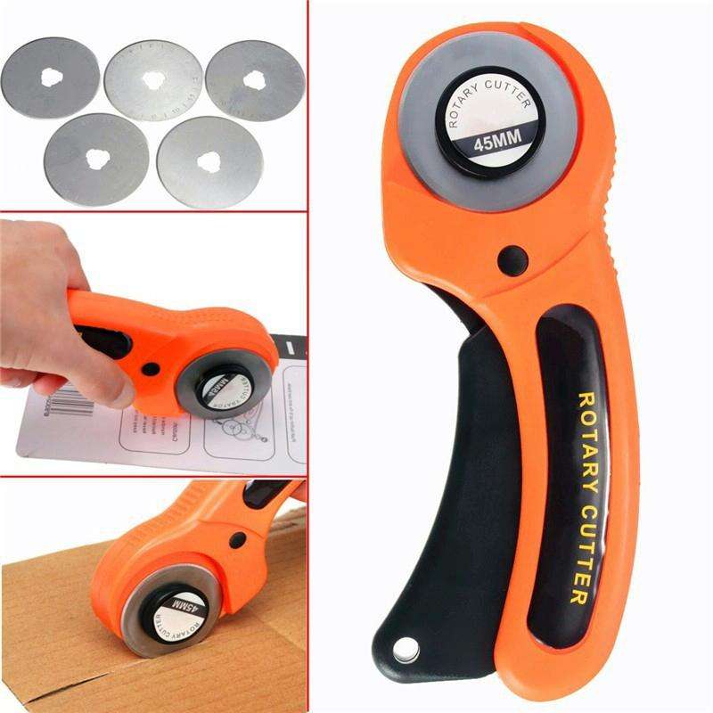Leather Cutting Knife Cloth Round Hob Sewing Tool(Hob (with a blade))