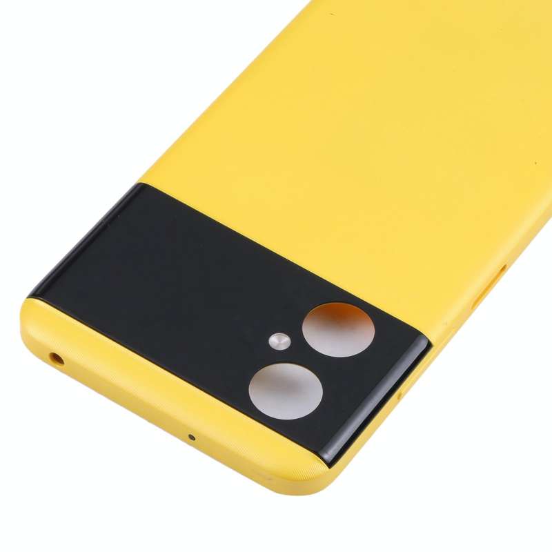 Original Battery Back Cover for Xiaomi Poco M4 5G / Poco M4 5G (India) / Redmi Note 11R(Yellow)