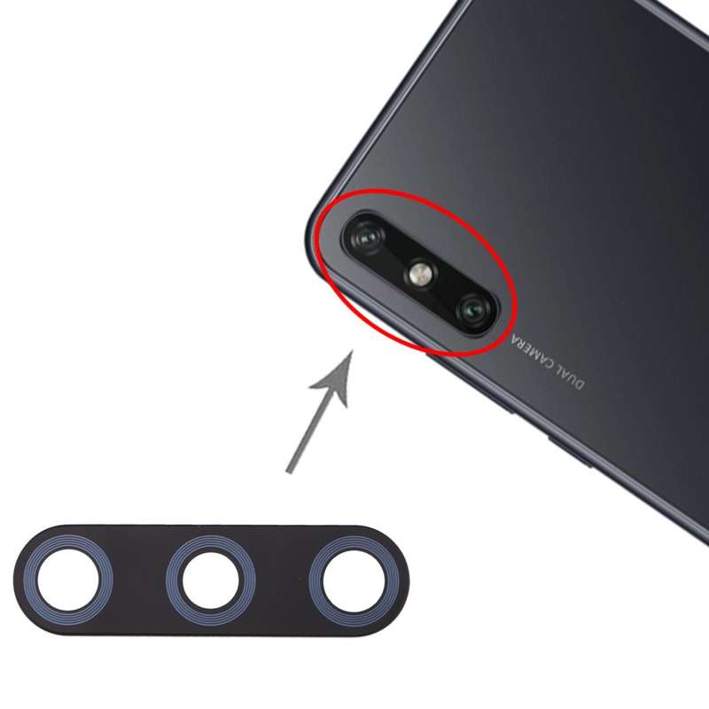 For Huawei Enjoy 10e 10pcs Back Camera Lens