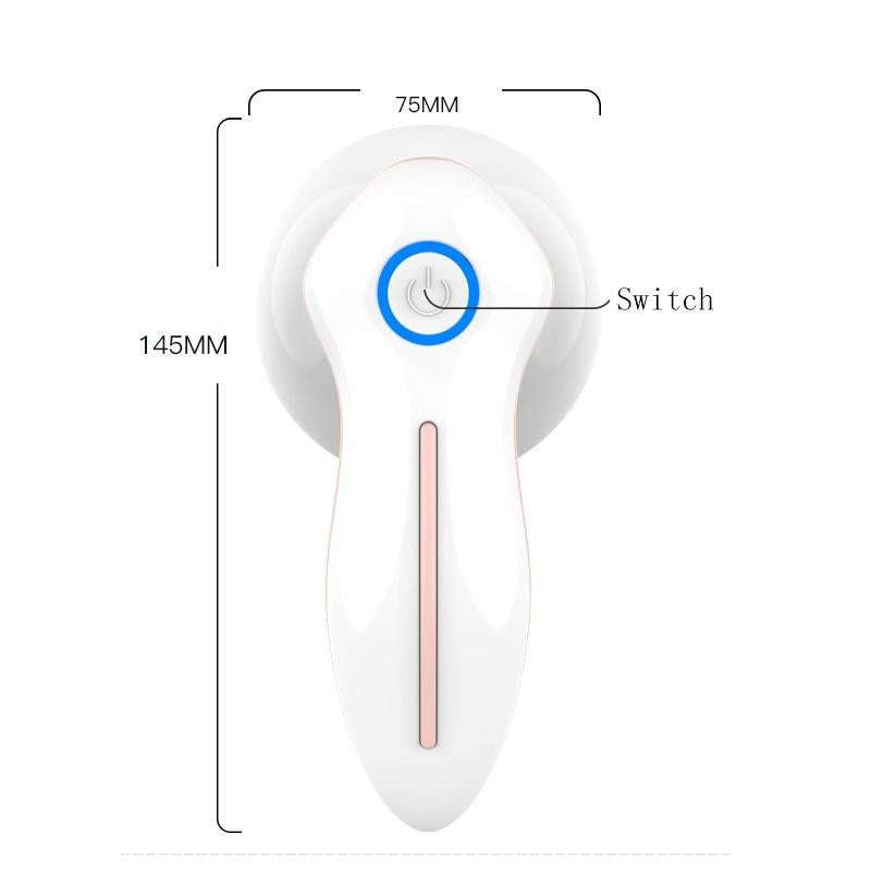 Rechargeable Hair Ball Trimmer Shaving Pompom, Colour: Pink Three-blade Knife Head