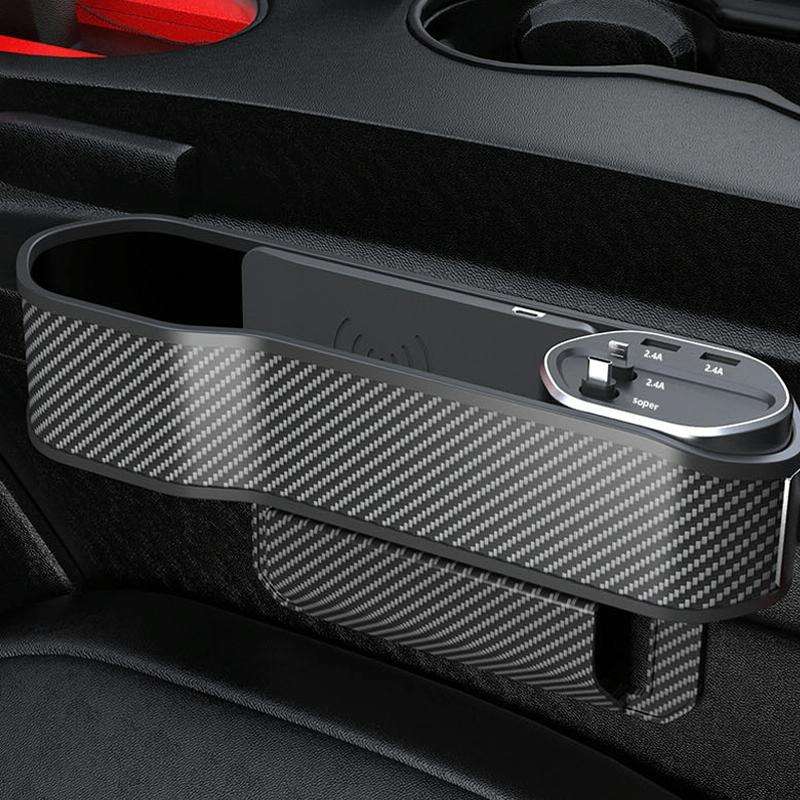 Car Seat Clip Organizer Multifunctional Car Charger, Specification: Wireless Charge