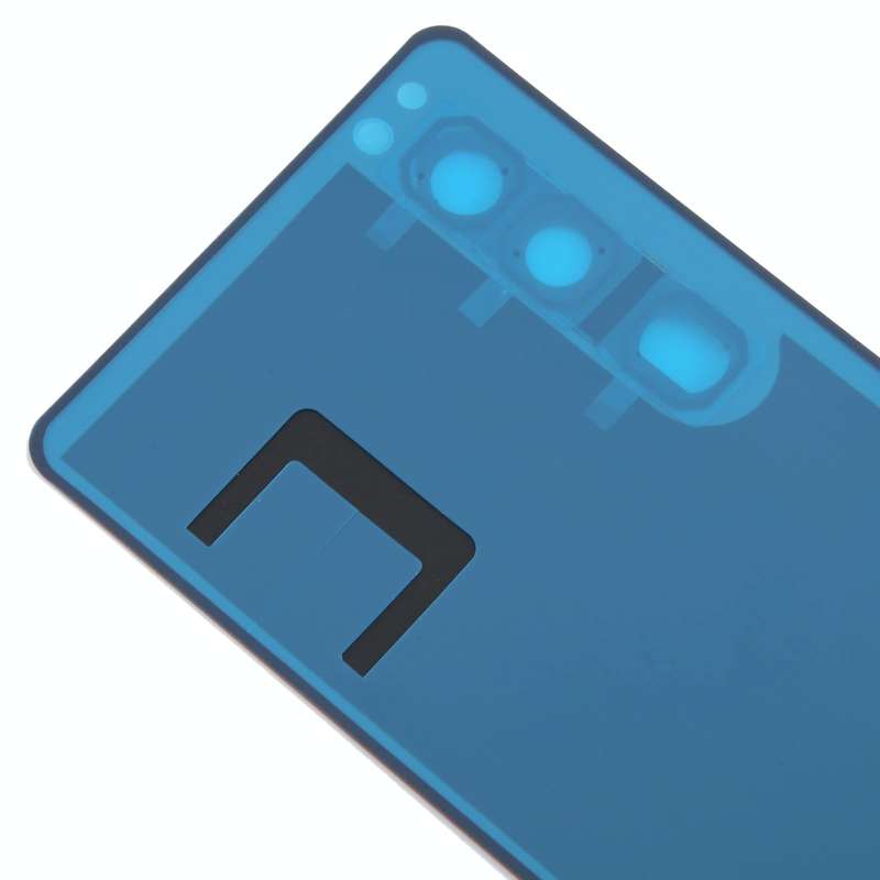 For Sony Xperia 5 III Original Battery Back Cover with Camera Lens Cover(Silver)