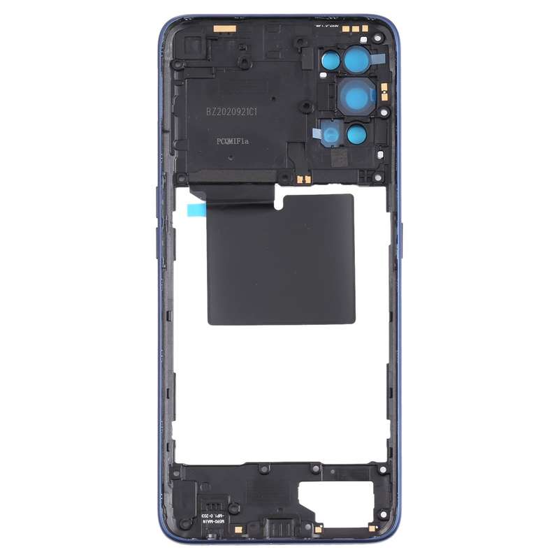 For OPPO Realme 7 Pro Middle Frame Bezel Plate (Blue)