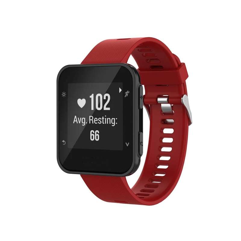 For Garmin ForeAthlete 35J / Forerunner 35J Silicone Watch Band(Red)