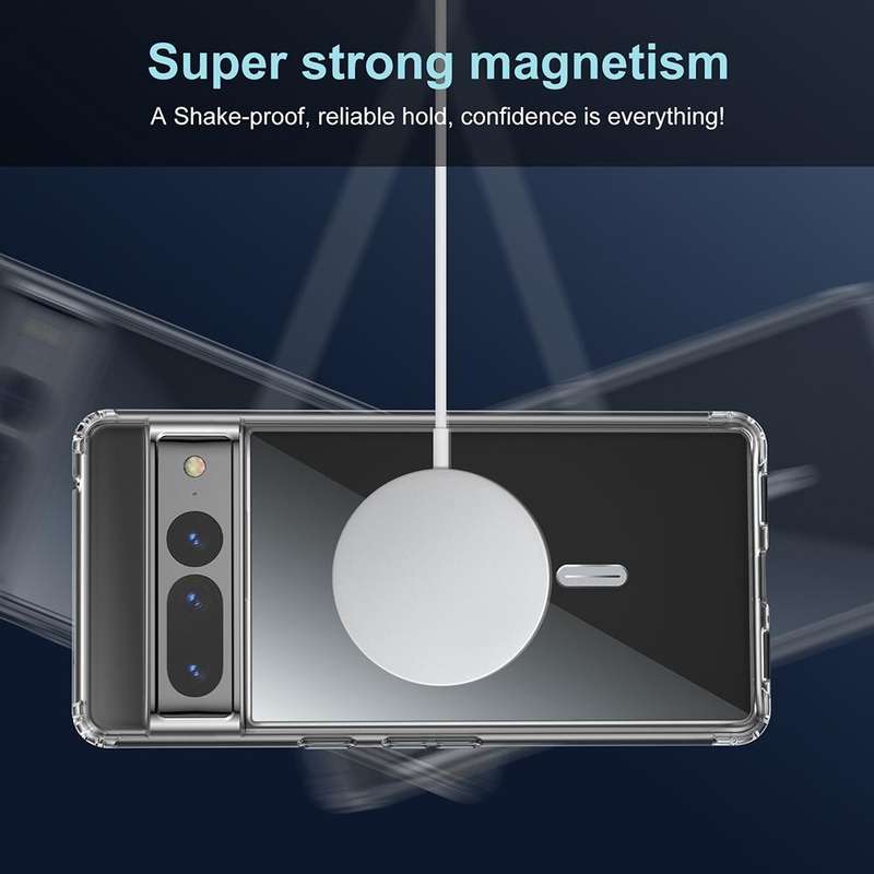 For Google Pixel 6 Pro Transparent Frosted MagSafe Phone Case