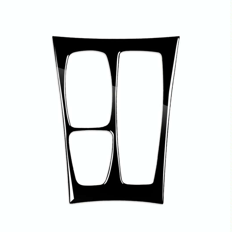 Car Right Drive Gear Panel Decorative Sticker for BMW X5 E70 2008-2013 / X6 E71 2009-2014(Black)