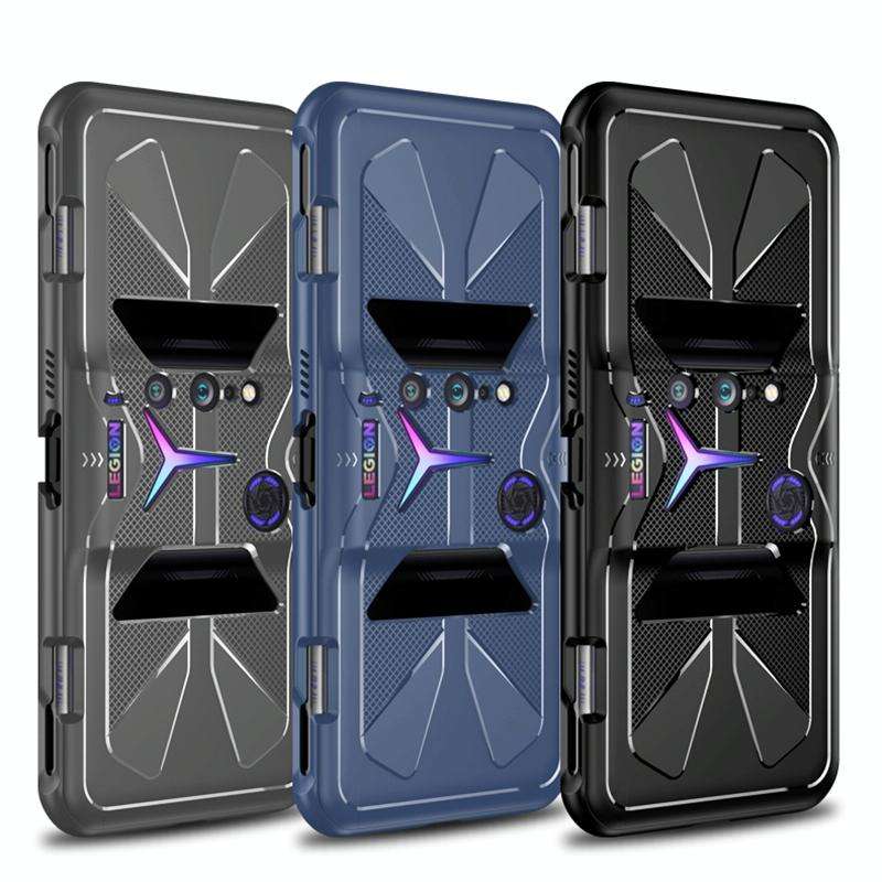 For Lenovo Legion 2 Pro TPU Cooling Gaming Phone All-inclusive Shockproof Case(Navy Blue)