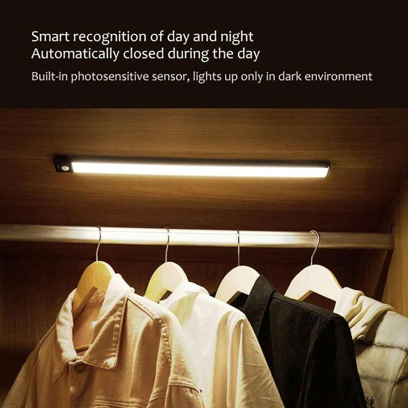 20cm Original Xiaomi Youpin YEELIGHT LED Smart Human Motion Sensor Light Bar Rechargeable Wardrob...
