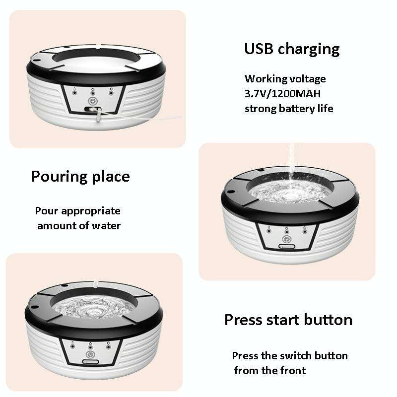 Inductive Automatic Flushing Ashtray Purifies The Air and Removes Cigarette Smell(Green)