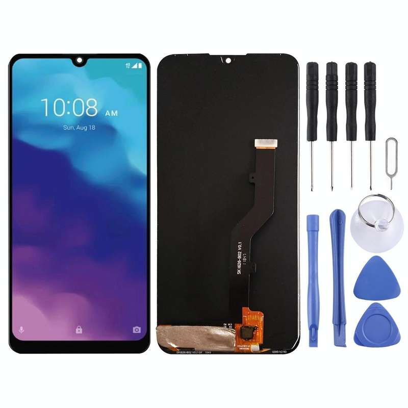 OEM LCD Screen for ZTE Blade 10 Prime with Digitizer Full Assembly (Black)