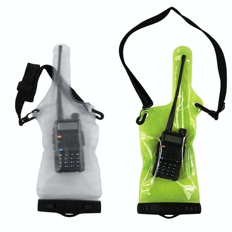 Walkie Talkie Waterproof Bag with Lanyard (Excluding Walkie Talkie)(Matte Translucent)