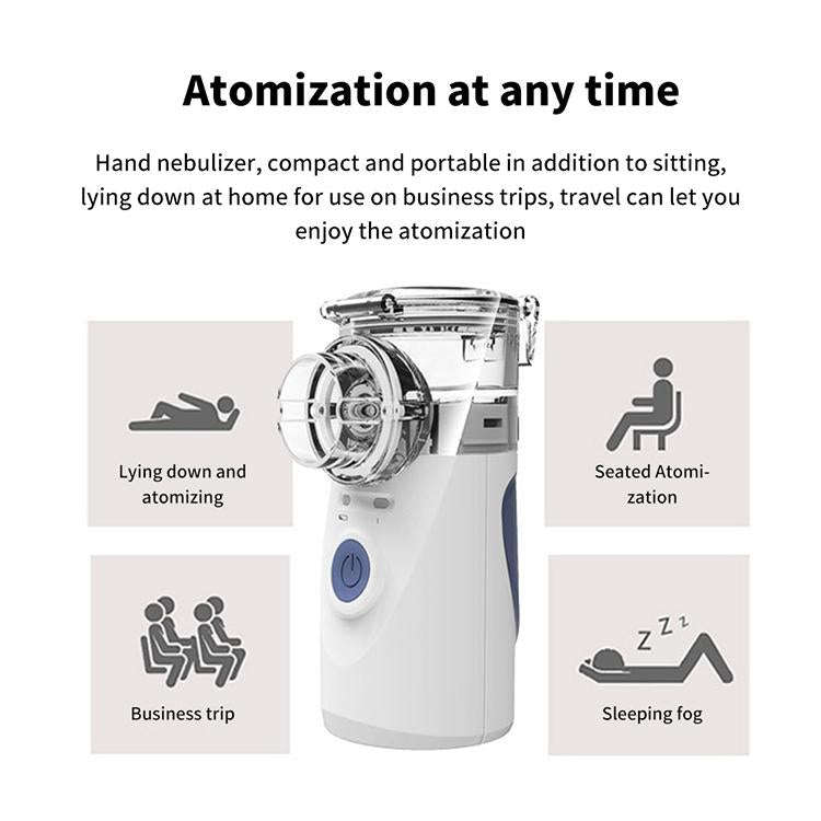 Portable Ultrasonic Nebulizer Mini Handheld Inhaler Respirator Health Care Home Machine Atomizer ...