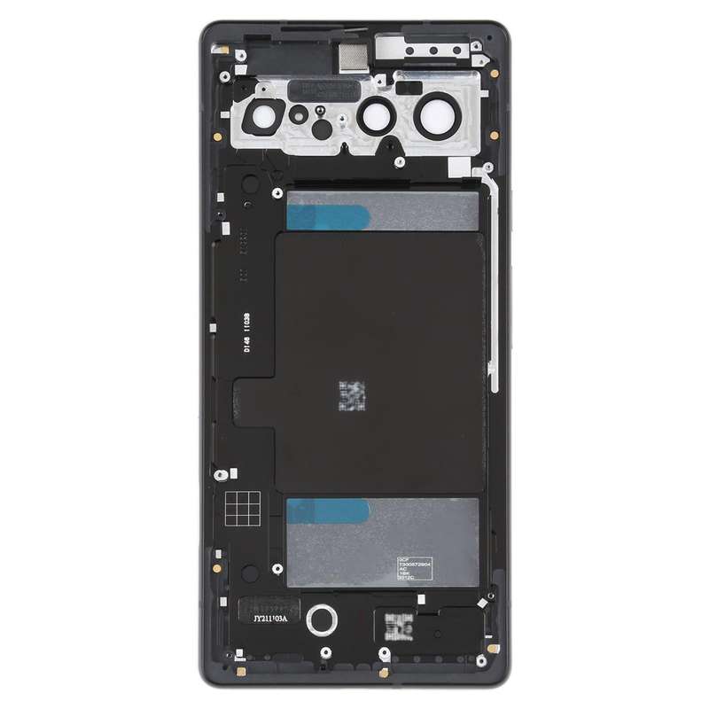For Google Pixel 6 Battery Back Cover with Middle Frame(White)