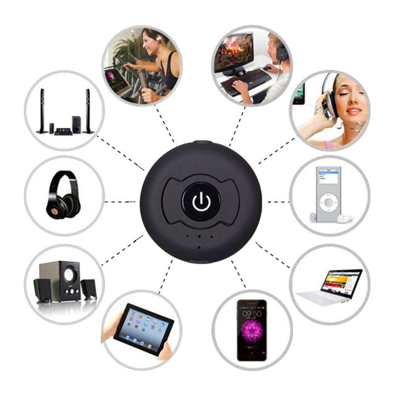 H366T Portable Multi-point Bluetooth 4.0 Audio Transmitter for iPhone, Samsung, HTC, Sony, Google...