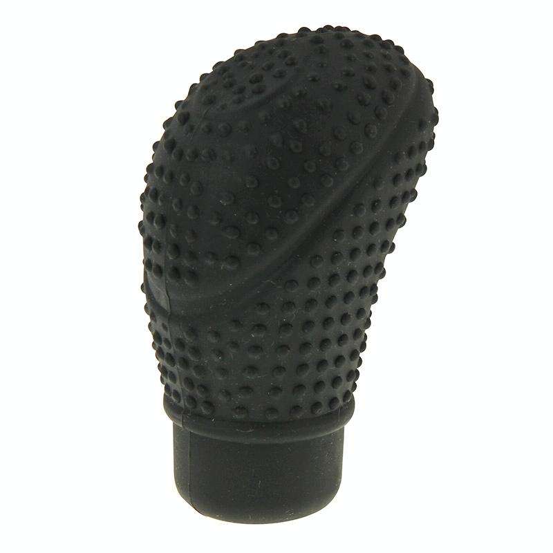 Universal Elasticity Nonslip Soft Silicone Car Gear Shift Knob Cover(Black)