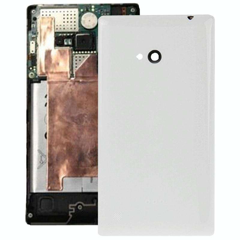 Smooth Surface Plastic Back Housing Cover  for Nokia Lumia 720(White)