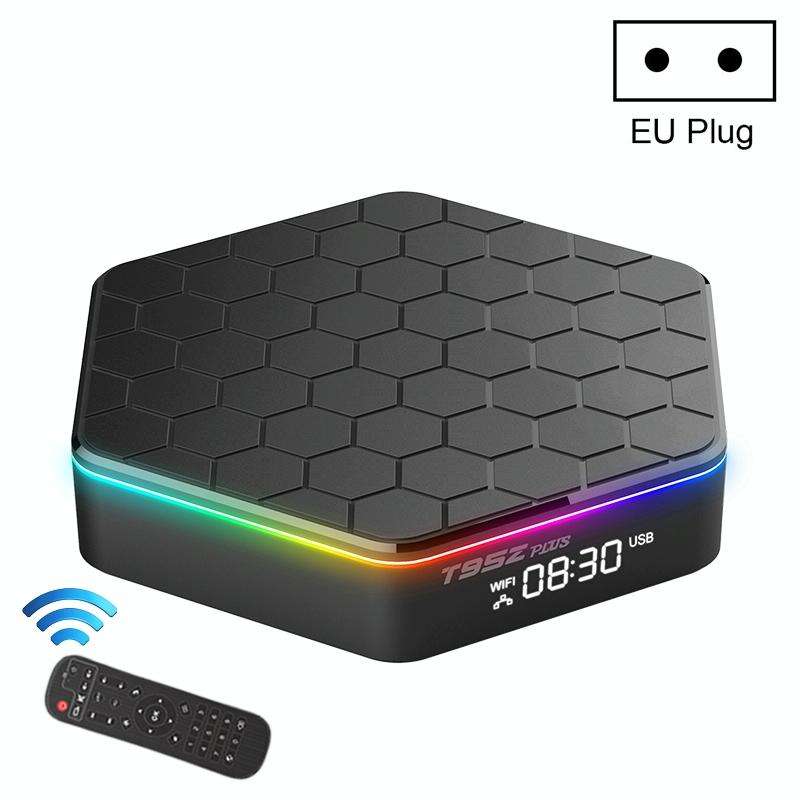 T95Z Plus 8K WiFi6 Android 12.0 Smart TV Box with Remote Control, 2GB+16GB, Allwinner H618 Quad-C...