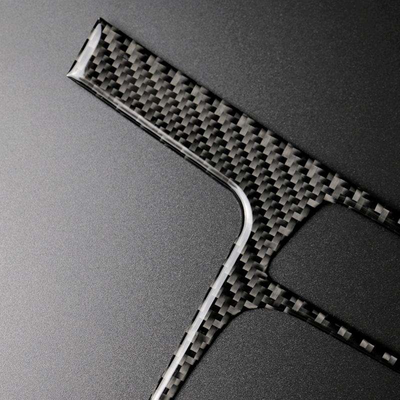 Car Carbon Fiber Gear Position Panel Decorative Sticker for Audi 2010-2018 Q5 / 2009-2016 A4L / 2...