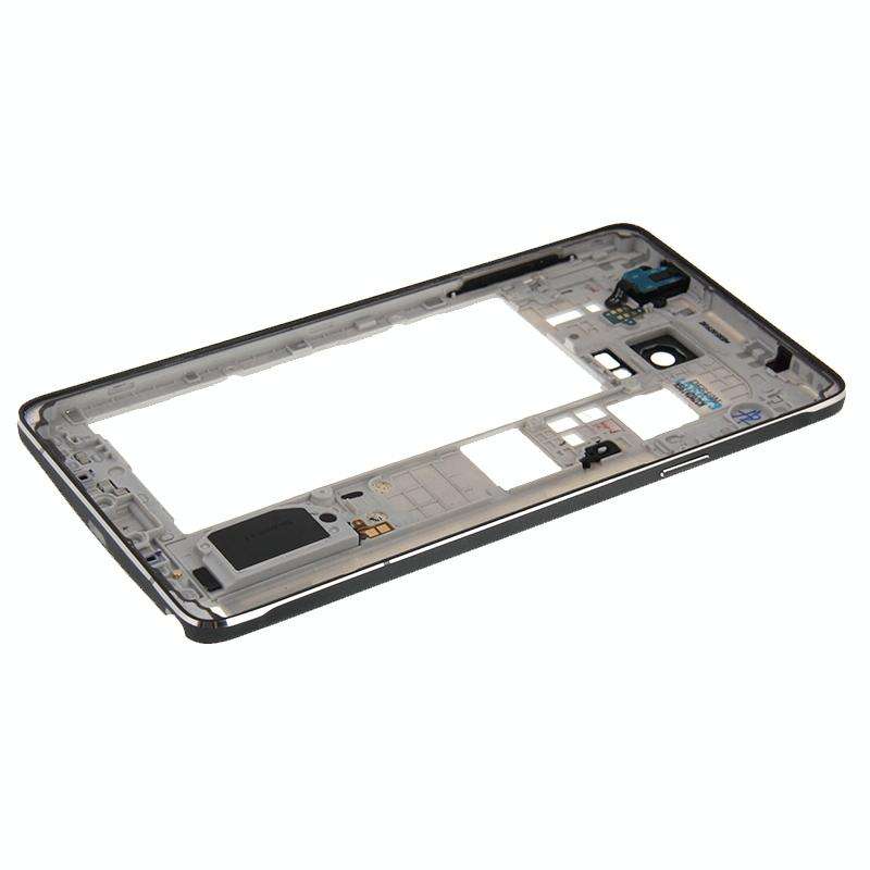 For Galaxy Note 4 / N910V Middle Frame Bezel Back Plate Housing Camera Lens Panel with Speaker Ri...