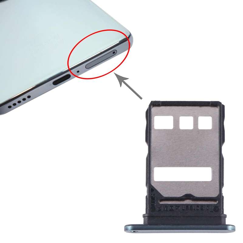 For Honor X9a SIM Card Tray (Green)