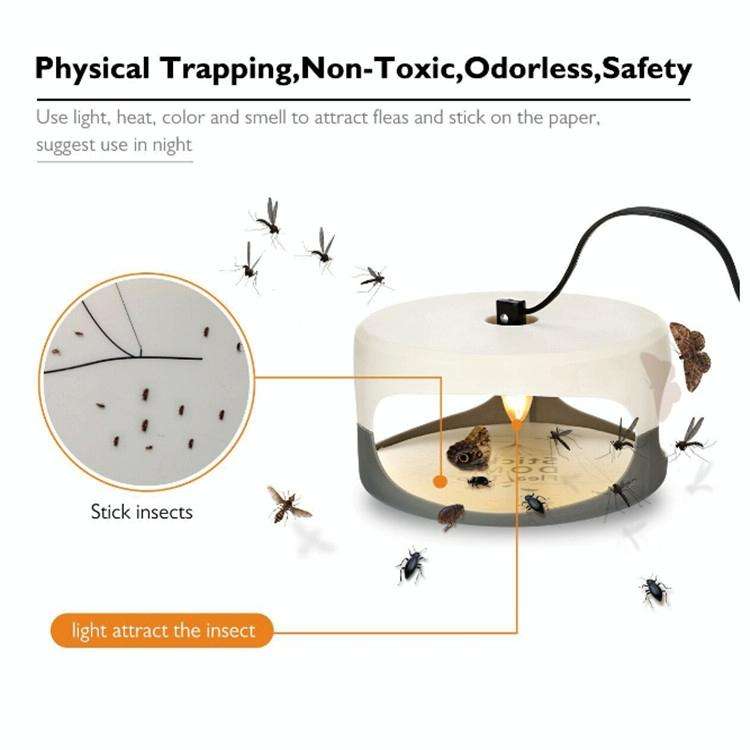 Flea Trap Pet Home Flea Lamp, Plug Type:US Plug
