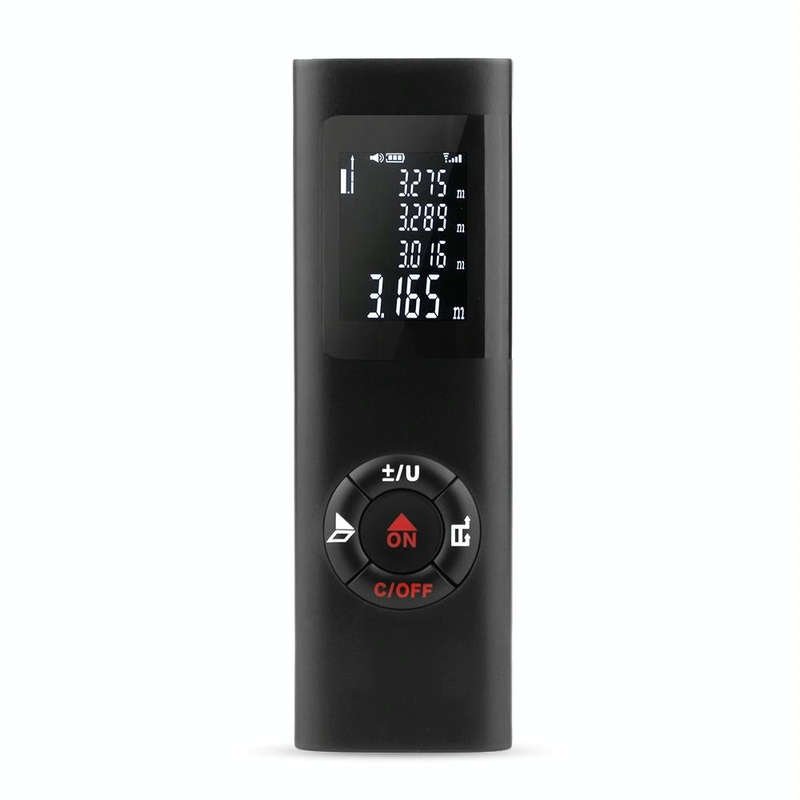 JQ-40 Mini Laser Distance Meter 40m Rechargeable Digital Handheld Laser Rangefinder Portable Lase...