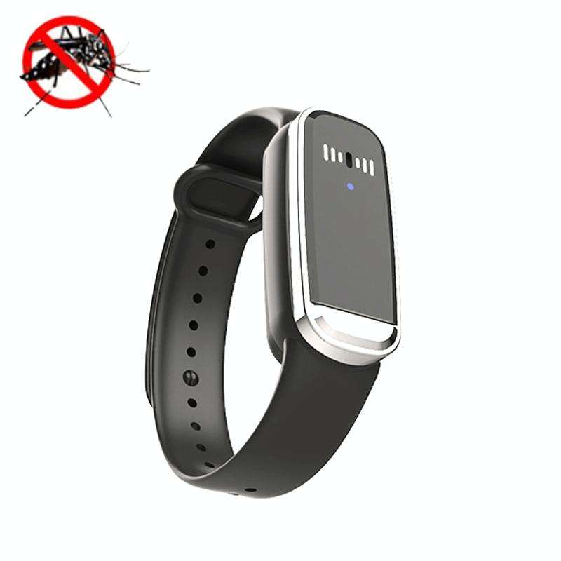 M70 Ultrasonic Mosquito Repellent Bracelet Outdoor Mosquito Repellent(Black)