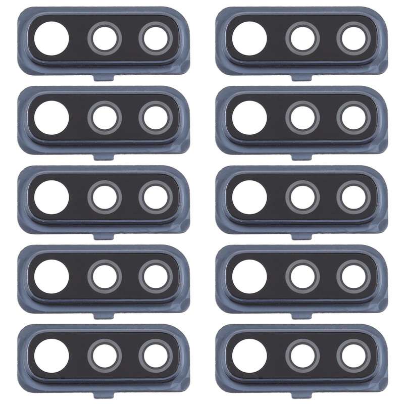 For Samsung Galaxy A50 10pcs Camera Lens Cover (Black)