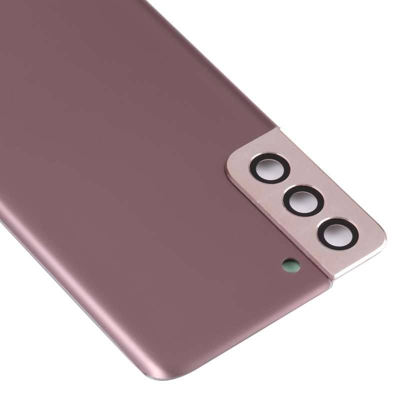For Samsung Galaxy S21+ 5G Battery Back Cover with Camera Lens Cover (Brown)