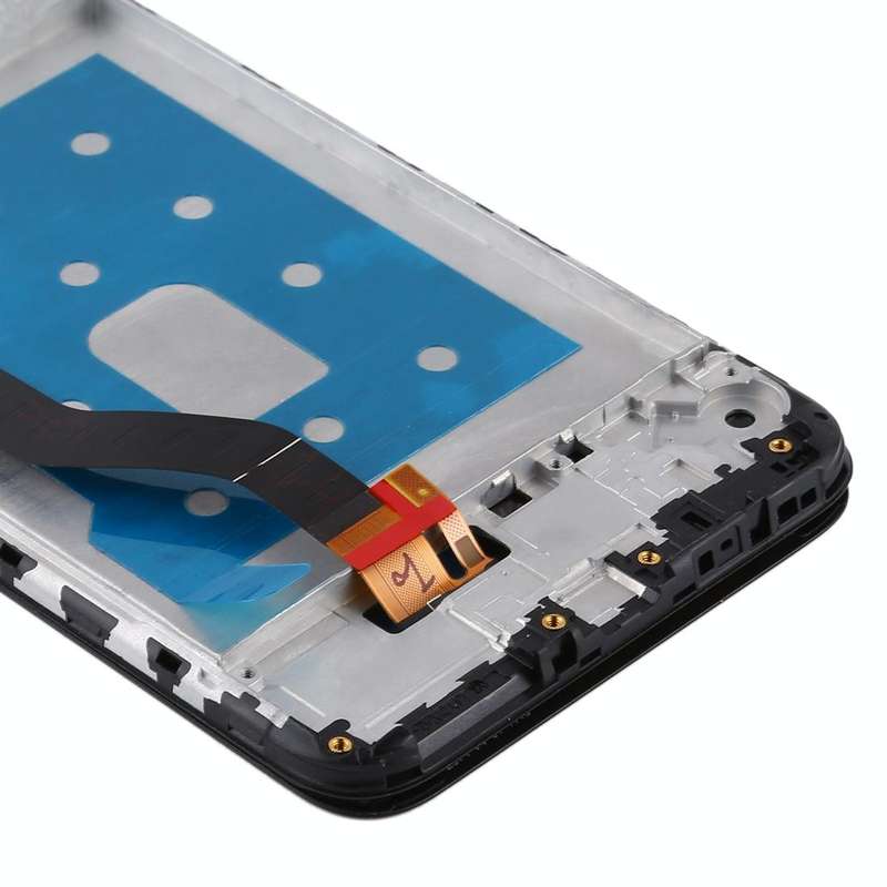 OEM LCD Screen for Huawei Y7 Pro (2019) Digitizer Full Assembly with Frame(Black)