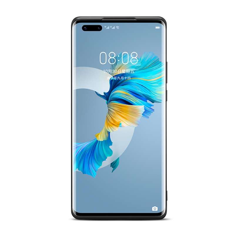 For Huawei Mate 50 Pro Denior DV Elastic Card PU Back Cover Phone Case(Grey)