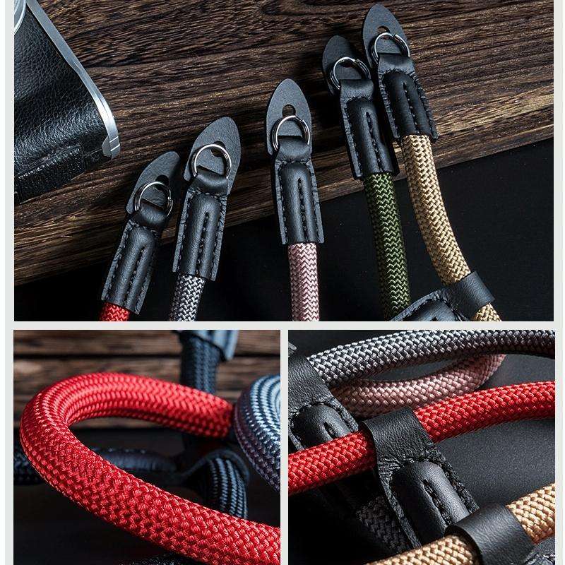 Climbing Rope Camera Wrist Strap SLR Camera Wear-resistant Bracelet(Grey)