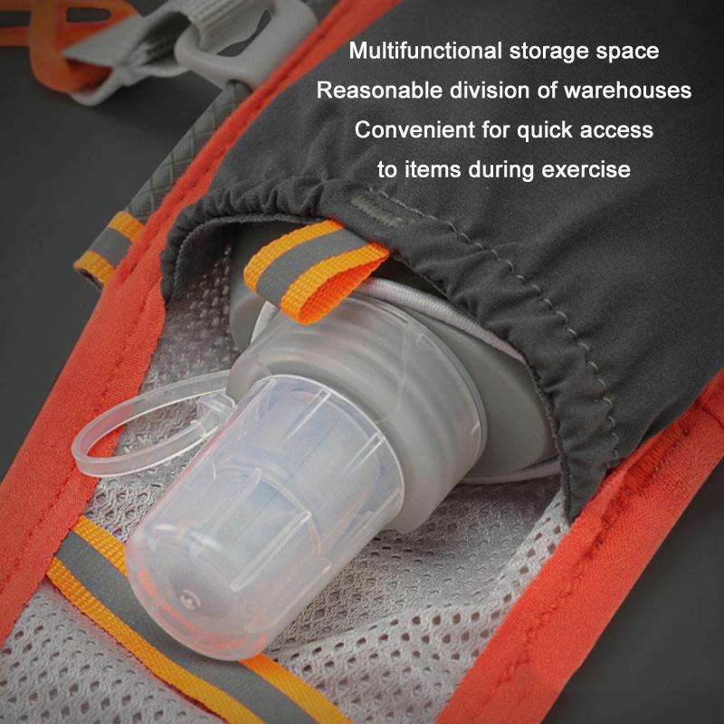INOXTO Outdoor Cycling Off-Road Multifunctional Hydration Backpack, Size: Small(Light Gray With I...