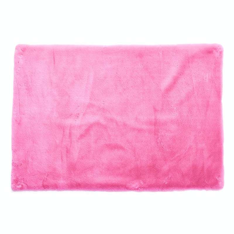 Rug Artificial Rabbit Hair Carpet Non-slip Floor Mats for Living Room Bedroom Balcony Home Decora...