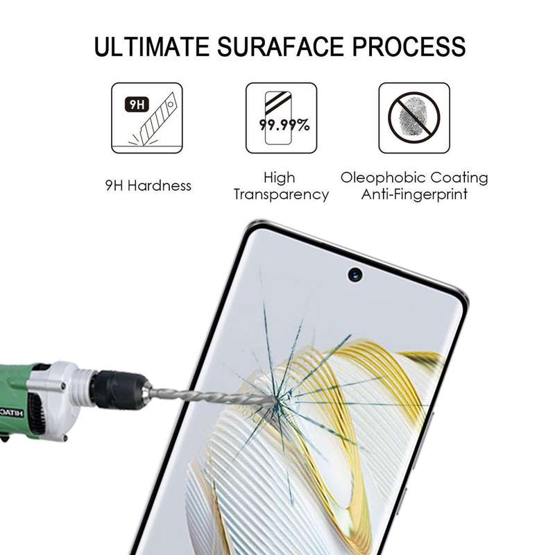 3D Curved Edge Full Screen Tempered Glass Film For Huawei nova 10