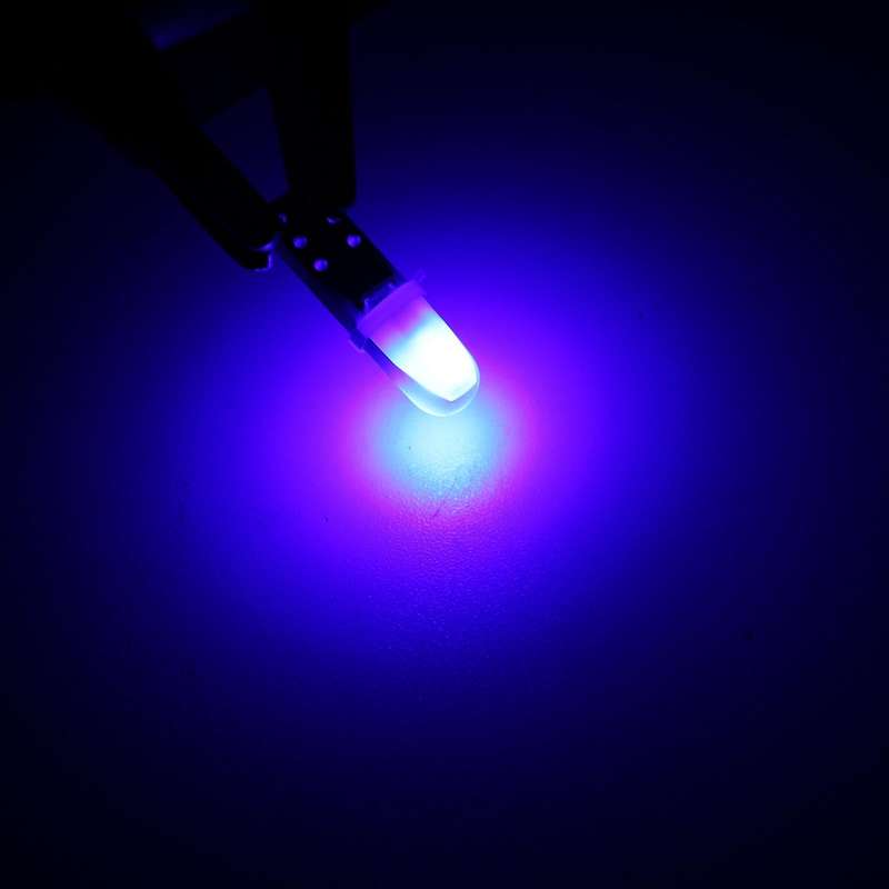 10 in 1 T5 Car Instrument Panel LED Decorative Light (Blue Light)