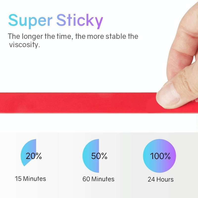 3M High Temperature Acrylic Foam Double Sided Tape Seamless Adhesive Tape Sticker(1.2cm)