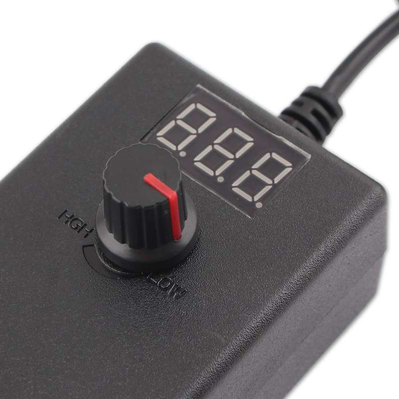 9V-24V 1A AC To DC Adjustable Voltage Power Adapter Universal Power Supply Display Screen Power S...