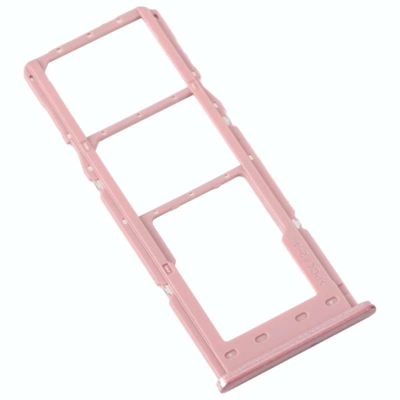 For Samsung Galaxy M23 SM-M236B Original SIM Card Tray + SIM Card Tray + Micro SD Card Tray (Pink)
