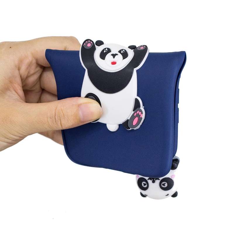 For Galaxy A70 3D Cartoon Pattern Shockproof TPU Protective Case(Panda)